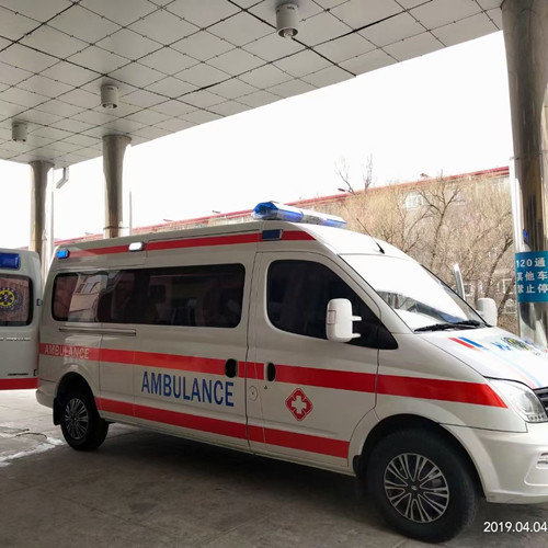 白云矿区救护车出租服务案例2