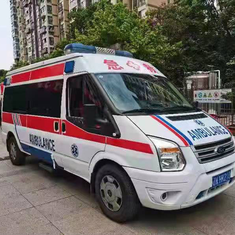 白云矿区长途救护车护送病人返乡